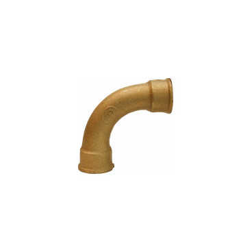 Curva 90º fêmea-fêmea de 3/4'' latão