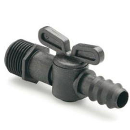 Torneira macho 1/2'' x 16 mm canelada