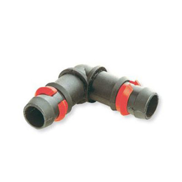 Joelho 16 mm com segurança, canelado
