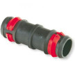 União 20 mm com segurança, canelada