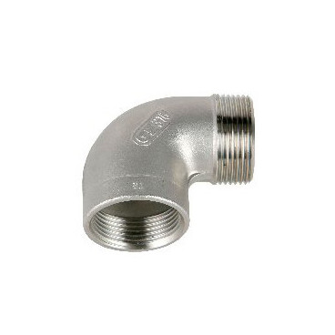 Joelho macho-fêmea de 2''1/2 inox AISI 316