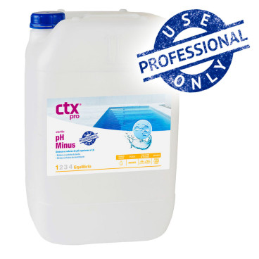 CTX-15C pH Minus líquido, 38% ácido Sulfúrico, uso profissional(25 kg), 17181