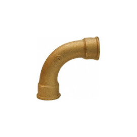 Curva 90º fêmea-fêmea de 1''1/4 latão