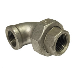 Joelho fêmea com junção cónica 1''1/4 inox AISI 316