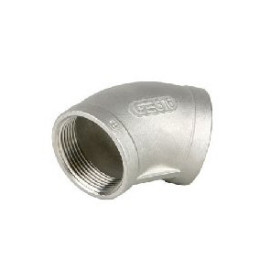 Curva 45º fêmea-fêmea de 1/2'' inox AISI 316