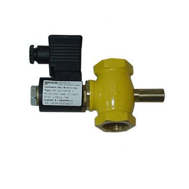 Electroválvula 3/4'' normalmente fechada, rearme manual 0,5 bar, 220 V Geca