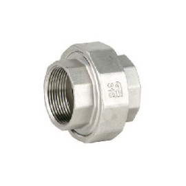 Junção sede cónica fêmea-fêmea 3/8'' inox AISI 316