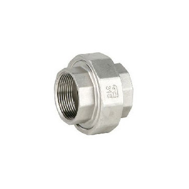 Junção sede cónica fêmea-fêmea 3/8'' inox AISI 316