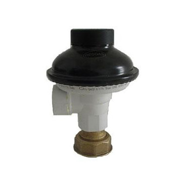 Redutor de pressão Recgás 22 mbar gás natural esquadria 3/4'' fêmea x 1''1/4 porca móvel