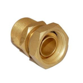 União macho-fêmea 3/4'' com porca louca
