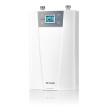 Esquentador elétrico CEX 9-U, 3,8 ou 5 l/min, 6,6 ou 8,8 kW, 29 ou 38 A, 230V, ligações superiores, Clage