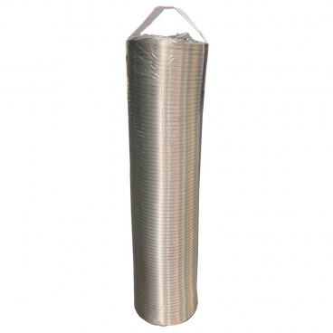 Tubo alumínio extensível 1 m D 96 mm 60 µ, T -30° a 250°C