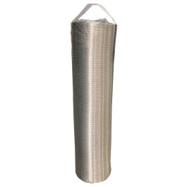 Tubo alumínio extensível 1 m D 100 mm 60 µ, T -30º a 250ºC