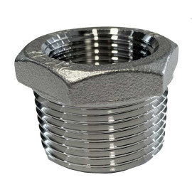 Porca de redução 1''1/2 x 1''1/4 inox AISI 316