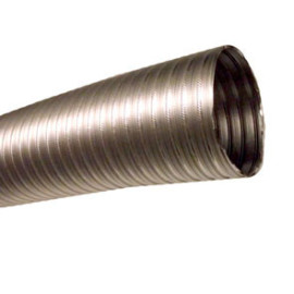 Tubo alumínio extensível 3 m D 125 mm 60 µ, T -30° a 250°C