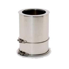 Tubo isolado 150/200-Ext.250-400 mm para inox exaustão