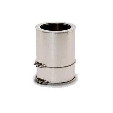 Tubo isolado 150/200-Ext.250-400 mm para inox exaustão