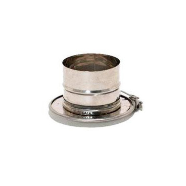 Adaptador caldeira 100/150 mm para inox exaustão