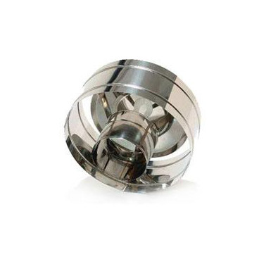 Chapéu 150/200 mm com proteção vento para inox exaustão