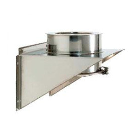 Suporte Base Mural 150/200 mm para inox exaustão