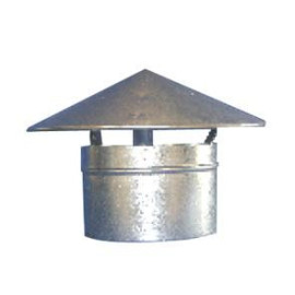 Chapéu chinês galvanizado de 100 mm Spiro