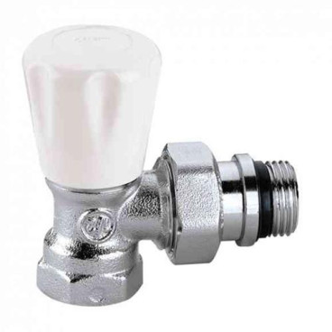 Válvula radiador fêmea 1/2" esquadria 411402 Caleffi