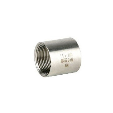 União fêmea-fêmea de 1''1/2 inox AISI 316