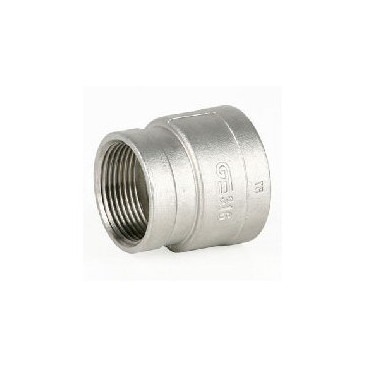União fêmea-fêmea redução 1''1/4 x 3/4'' inox AISI 316