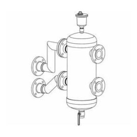 Kit garrafa de equilíbrio para caudal máximo 18 m³/h, Baxi 140040409