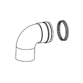 Curva 90° D80, Baxi 140040176