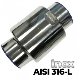Válvula retenção 1/2'' Inox AISI 316