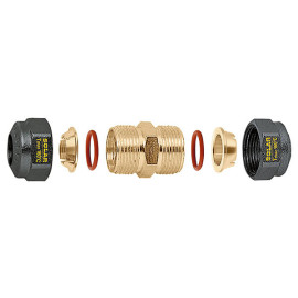 União de manguito para solar 22 mm, Caleffi 254302