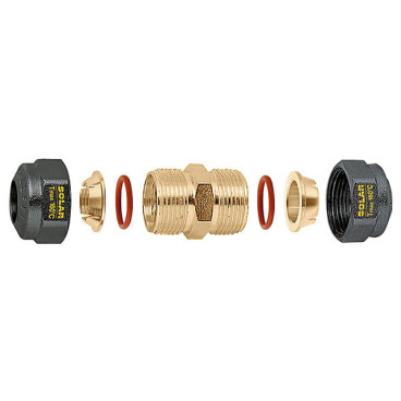 União de manguito para solar 22 mm, Caleffi 254302