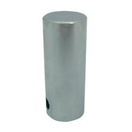 Canudo 40 mm com tampa cromado