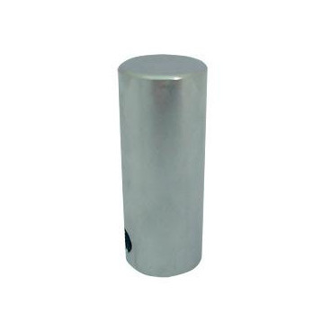 Canudo 40 mm com tampa cromado