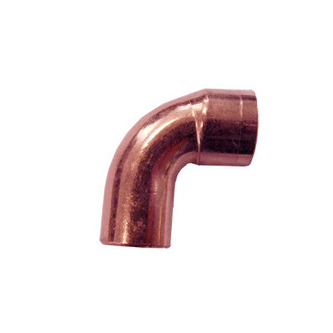 Joelho 90º macho-fêmea de cobre para soldar 18 mm