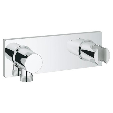 Curva de saída Grohterm com suporte de chuveiro integrado, Grohe 27621000