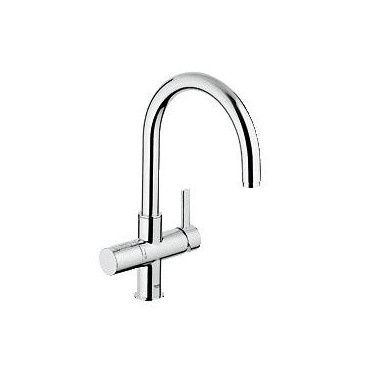 Torneira monocomando de cozinha com filtro Blue, Grohe 33249001