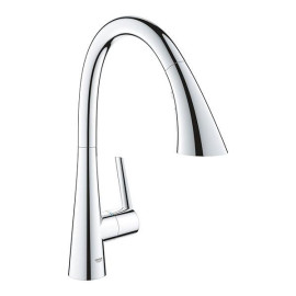 Torneira monocomando de cozinha com chuveiro ergonómico Zedra, Grohe 32294002