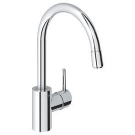 Torneira monocomando de cozinha espumador extraível Concetto, Grohe 32663003