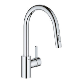 Torneira monocomando de cozinha bica alta com chuveiro Eurosmart Cosmopolitan, Grohe 31481001