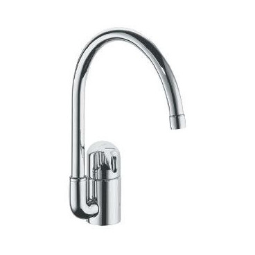 Torneira monocomando de cozinha bica alta com manete hospitalar Euroeco Sp, Grohe 33912000