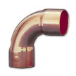 Curva 90º de cobre para soldar 42 mm
