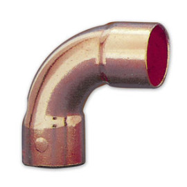 Curva 90º de cobre para soldar 42 mm