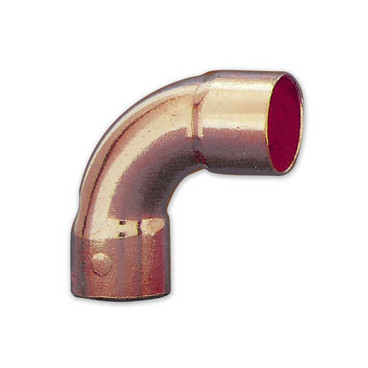 Curva 90º de cobre para soldar 42 mm