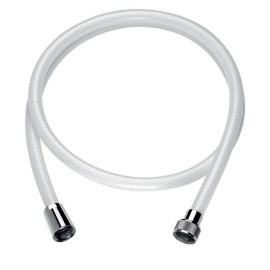 Flexível reforçado PVC branco FF 1/2'' com 80 cm, 434080 Delabie