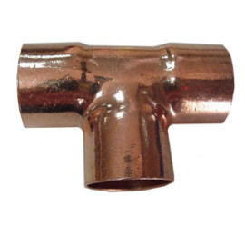 Tê de cobre para soldar 54 mm