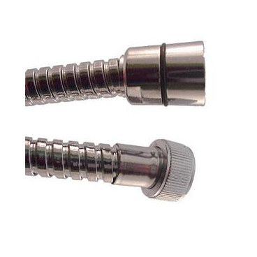 Bicha de Inox dupla agrafatura para duche com 1,50 m