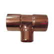 Tê de cobre para soldar 54 x 22 x 54 mm