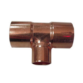 Tê de cobre para soldar 54 x 22 x 54 mm